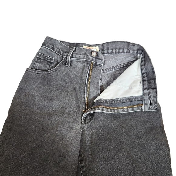 Guess jeans 90’s VINTAGE black high rise straight leg denim Jean pants - Picture 3 of 9